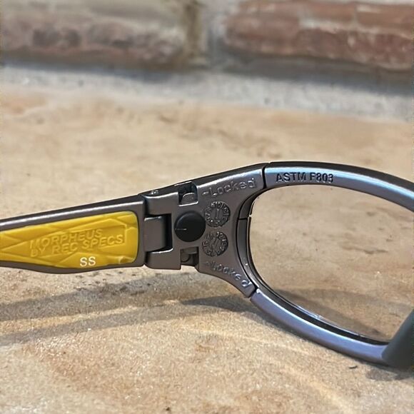 Liberty Sport Rec Specs Morpheus F8 Grey and Yellow Safety Glasses - Picture 6 of 7
